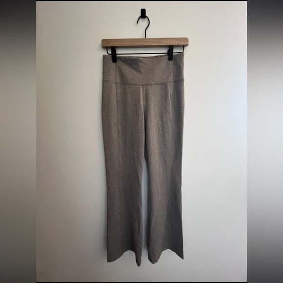 ATHLETA DELANCEY HERRINGBONE FLARE PANT BLUFF GREY - Picture 2 of 3
